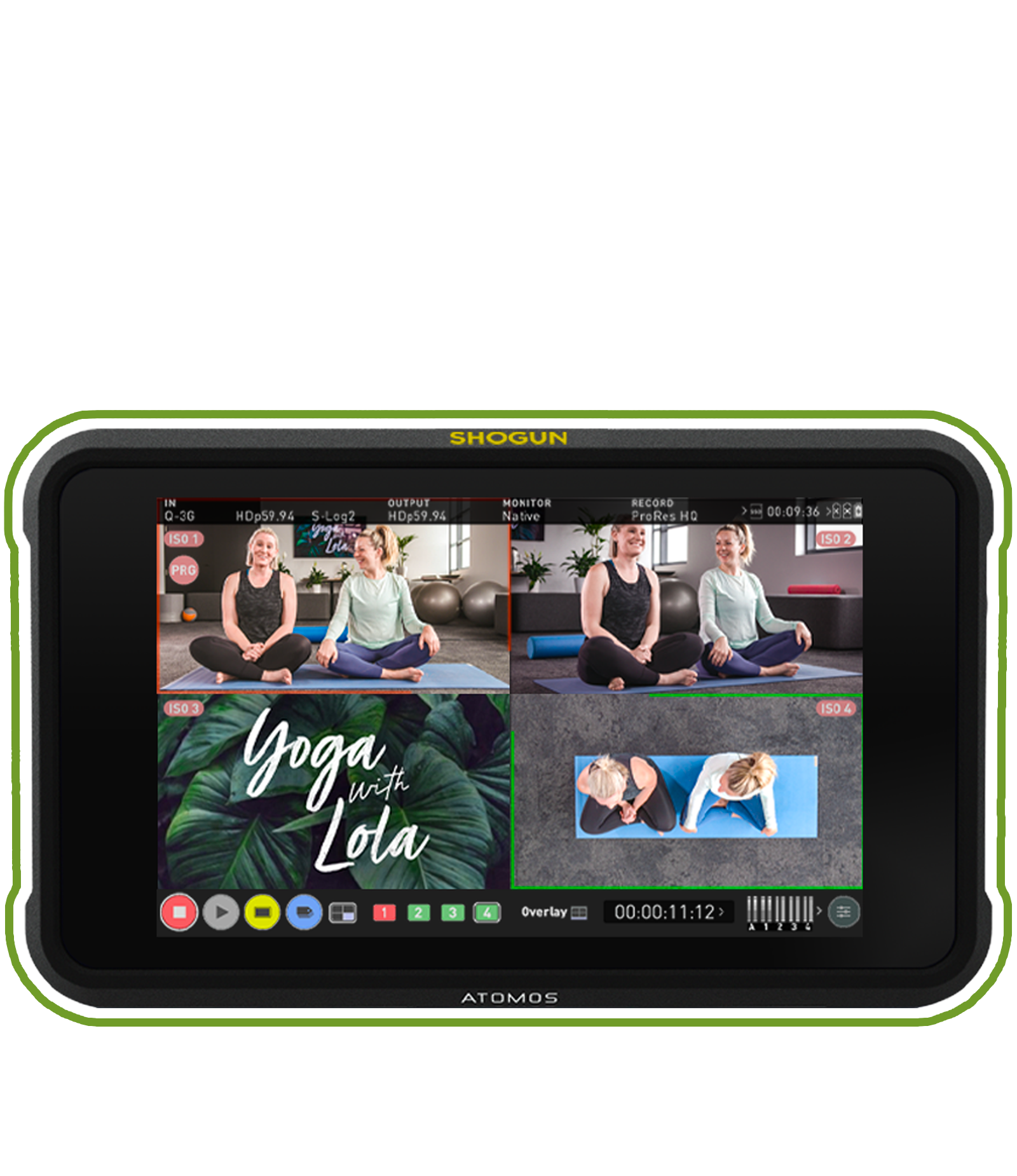 Atomos Shogun monitor display