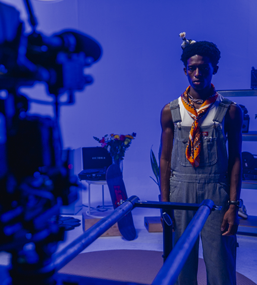 Behind the Scenes Cyclone White Cyc Studio 50x 20 Photography and video production studio fashion Scottsdale AZ