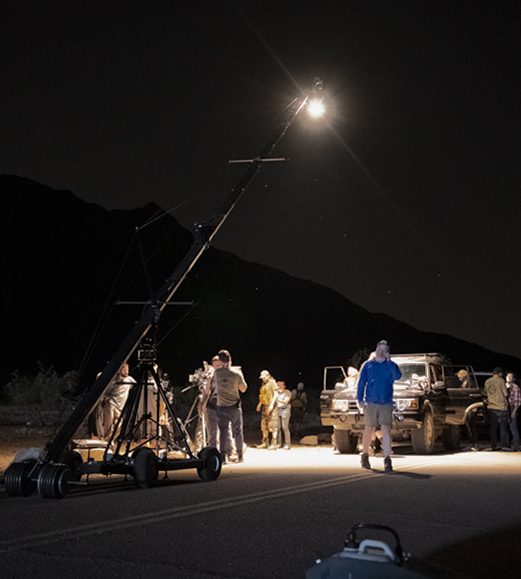Behind the Scenes location video and photo production studio large set Phoenix AZ crane 1