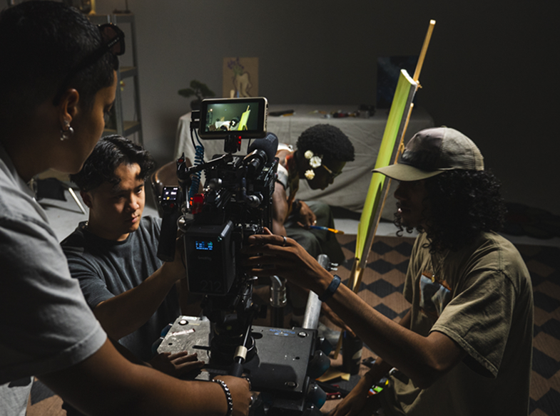 Behind the Scenes Cyclone White Cyc Studio 50x 20 Photography and video production studio phoenix AZ