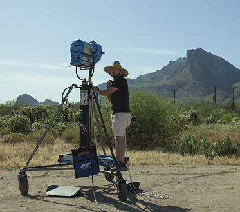 Behind the Scenes location video and photo production studio large set Phoenix AZ gaffer key grip