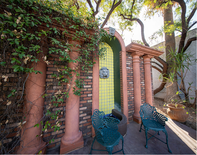 ACR Terrace garden area for photo video production studio Phoenix AZ