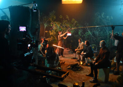 Behind the Scenes Cyclone Black Cyc Studio 50x 20 Photography and video production studio Phoenix AZ