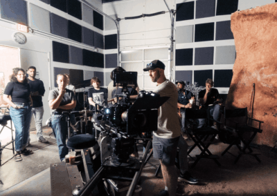 Behind the Scenes Cyclone White Cyc Studio 50x 20 Photography and video production studio Scottsdale AZ worskshop stage