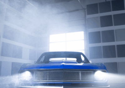 Behind the Scenes Cyclone White Cyc Studio 50x 20 Photography and video production studio food shoot vehicle shoot Phoenix AZ