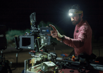 Behind the Scenes location video and photo production studio large set Phoenix AZ feature film star people arri red sony