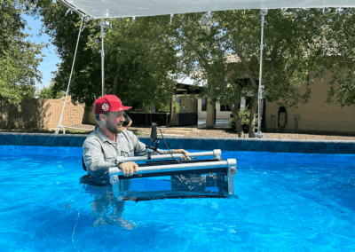 Behind the Scenes location video and photo production studio underwater Phoenix AZ grip electric