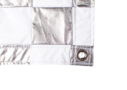 12×12 Silver/White Checker