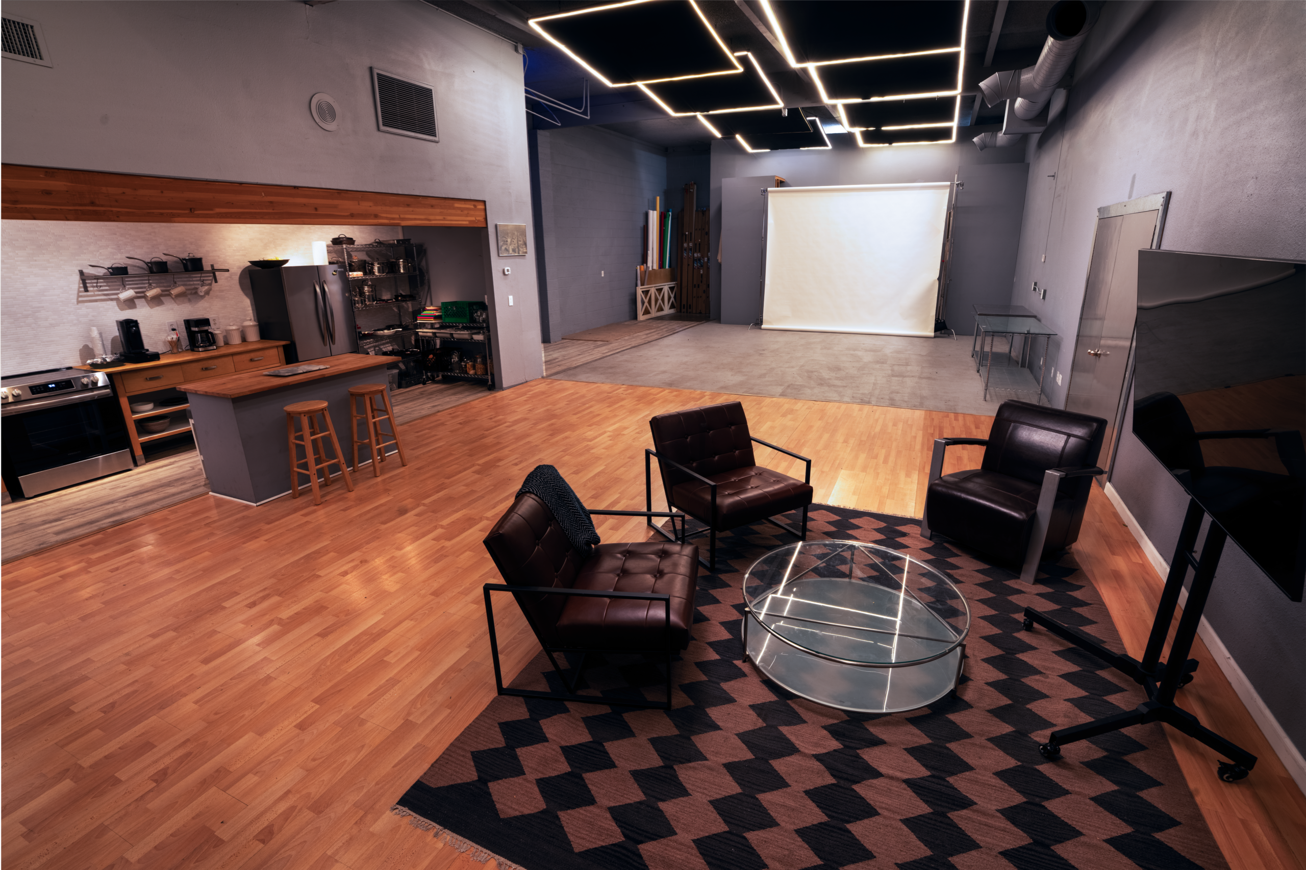 Behind the Scenes kitchen set video and photo production studio large set Phoenix AZ 